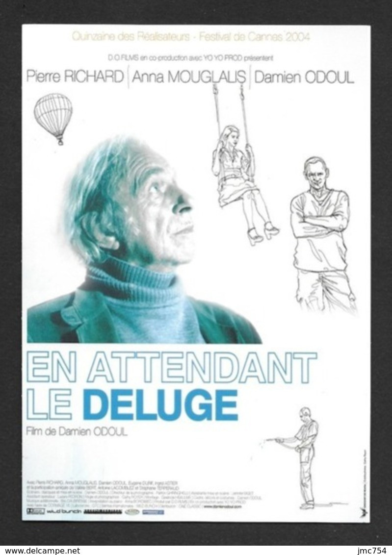 CPM.  Carte à Pub.   Film : "En Attendant Le Déluge" Avec Pierre Richard.   Cinéma.   Postcard. - Affiches Sur Carte