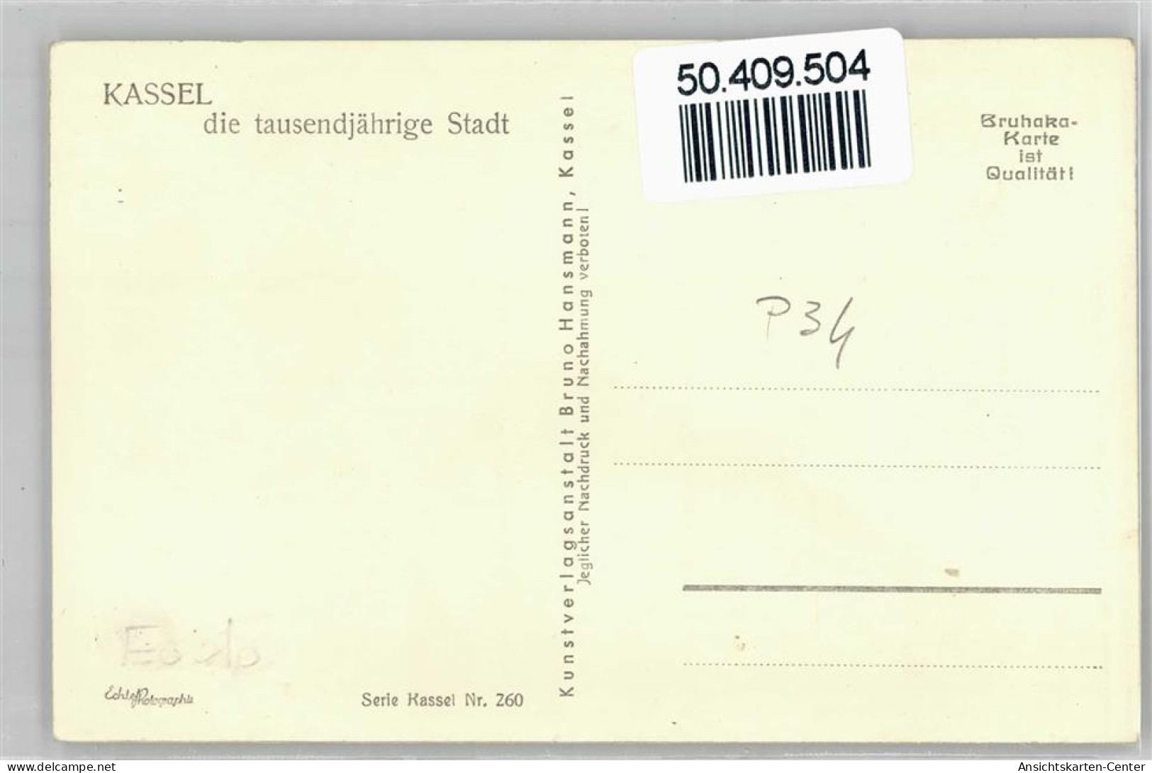 50409504 - Kassel , Hess - Kassel