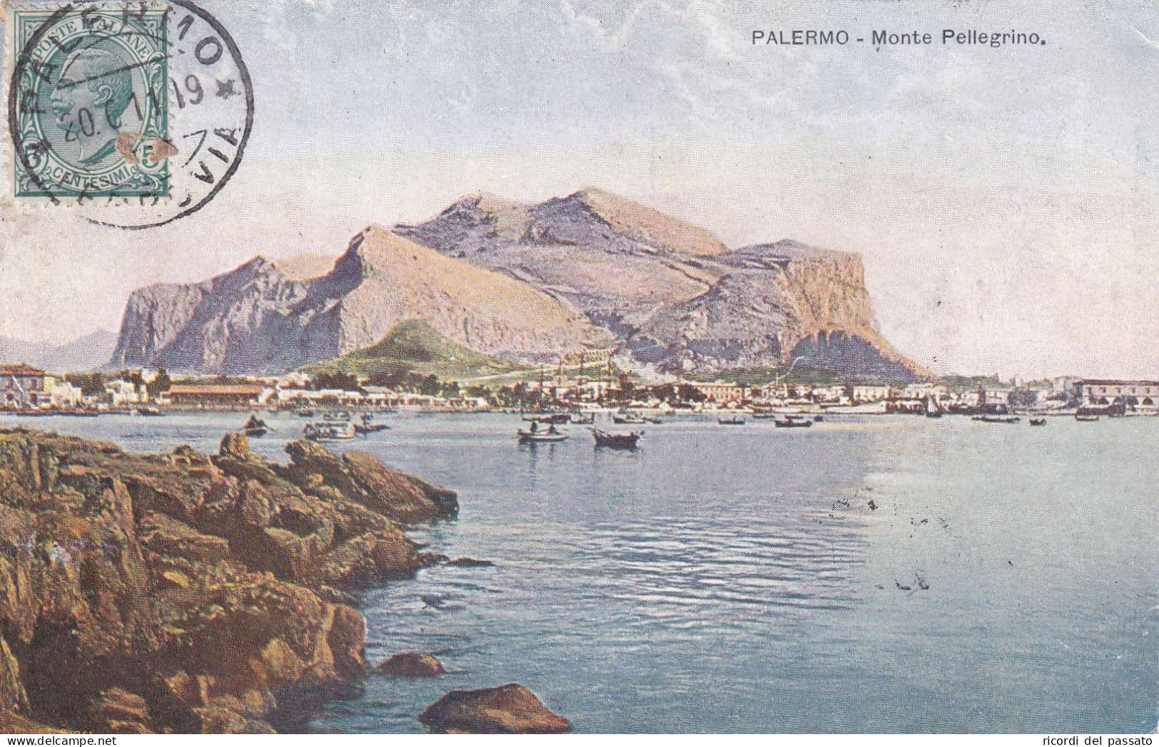 Cartolina Palermo - Monte Pellegrino - Palermo