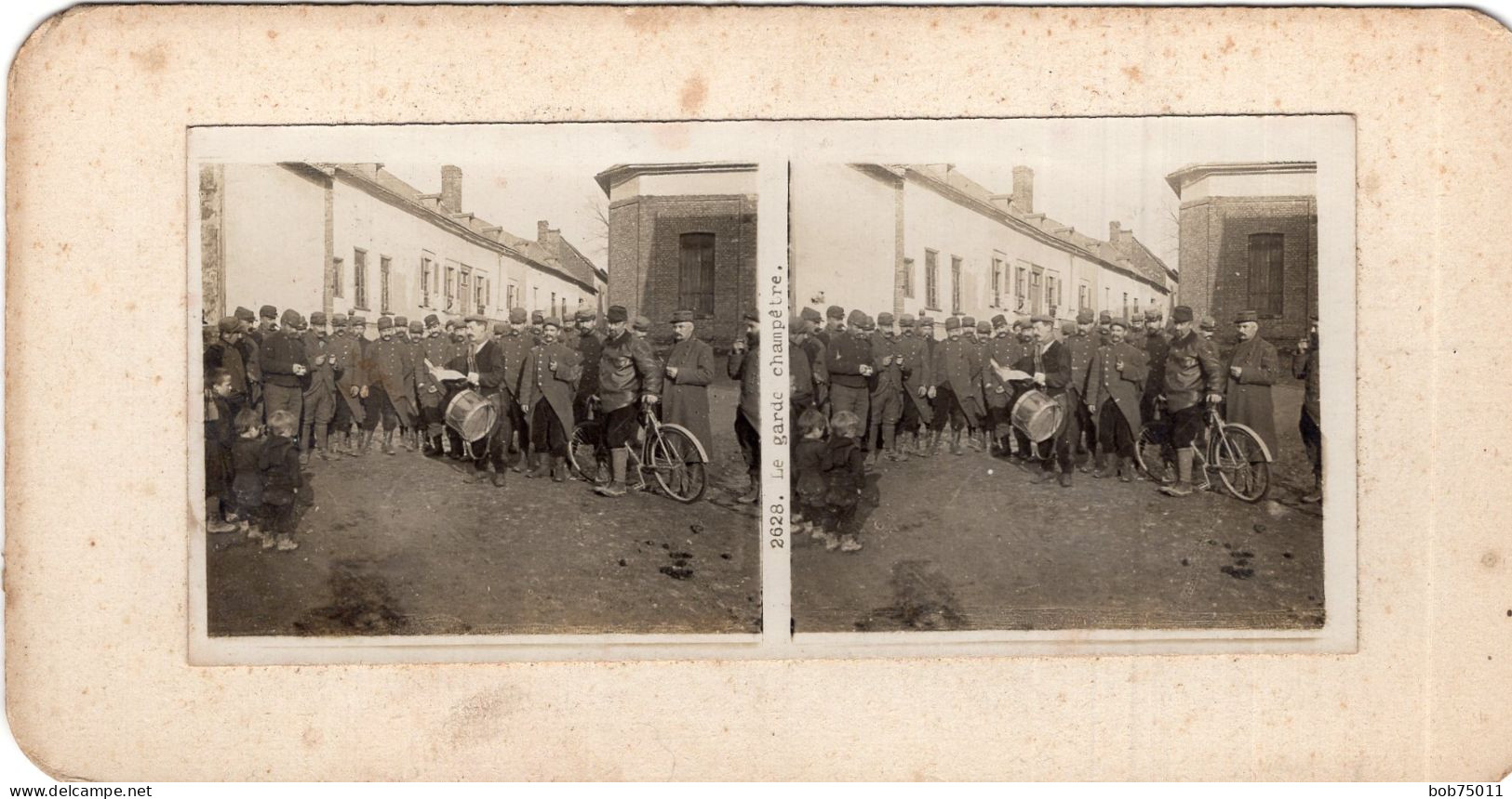 Photo Stereoscopique  , Le Garde Champetre - 1914-18