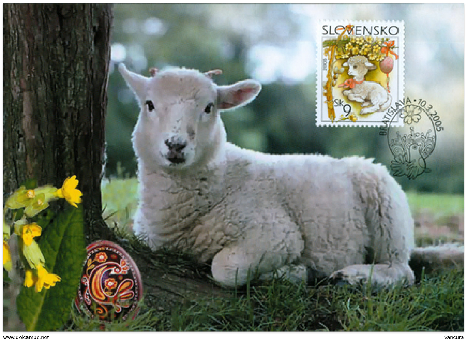CM 349 Slovakia Easter 2005 - Pâques