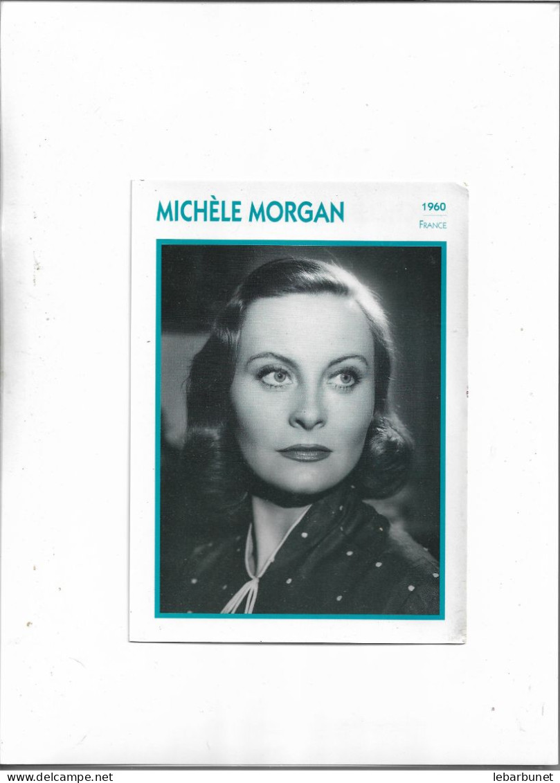 Portrait De Star De Cinéma Michèle Morgan - Non Classés