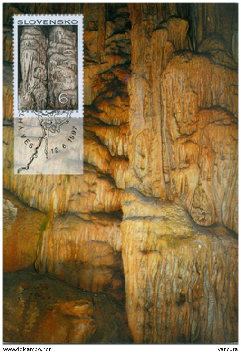 CM 120-1 Slovakia Ochtina And Domica Caves 1997 - Sonstige & Ohne Zuordnung