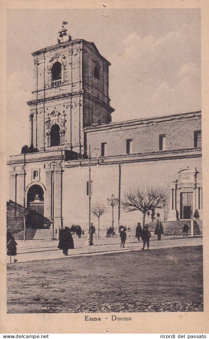 Cartolina Enna - Duomo - Enna