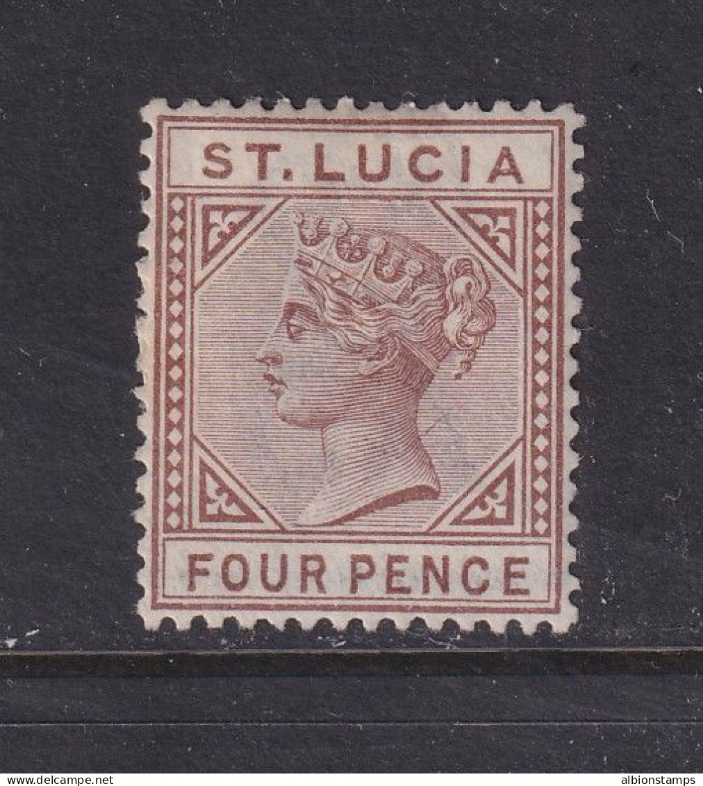 St. Lucia, Scott 33a (SG 34), MNG (no Gum) - Ste Lucie (...-1978)