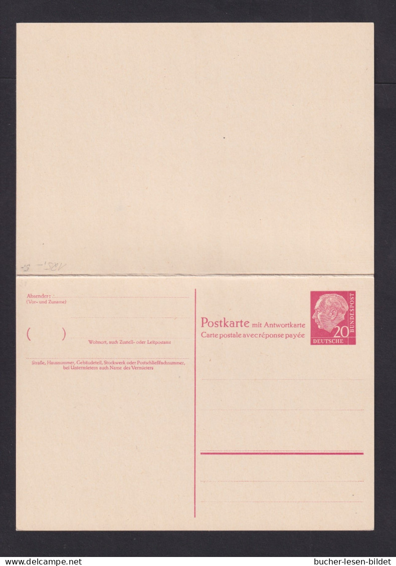 20 Pf. Doppel-Ganzsache (P 34) - Ungebraucht - Cartes Postales - Neuves