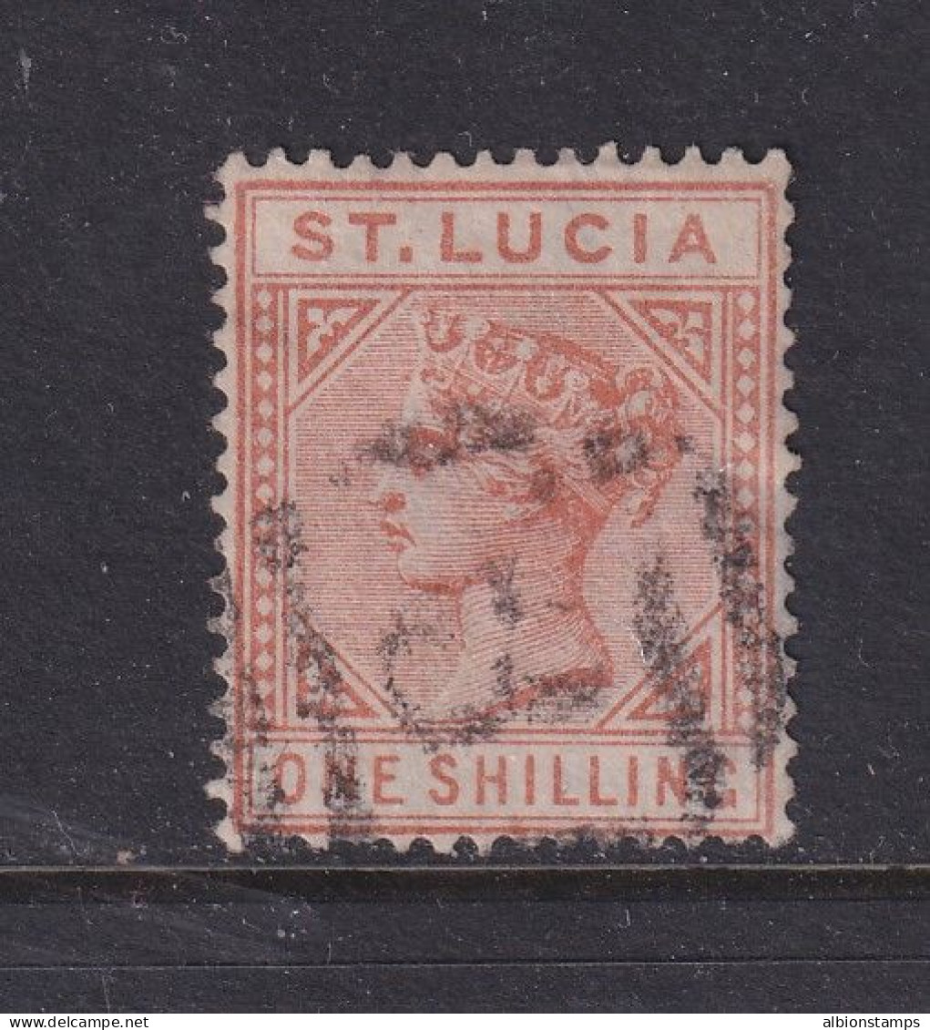 St. Lucia, Scott 36 (SG 36), Used (thin) - Ste Lucie (...-1978)