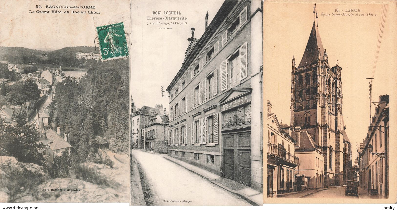 Destockage Lot De 17 Cartes Postales CPA De L' Orne Bagnoles Alençon - 5 - 99 Postcards