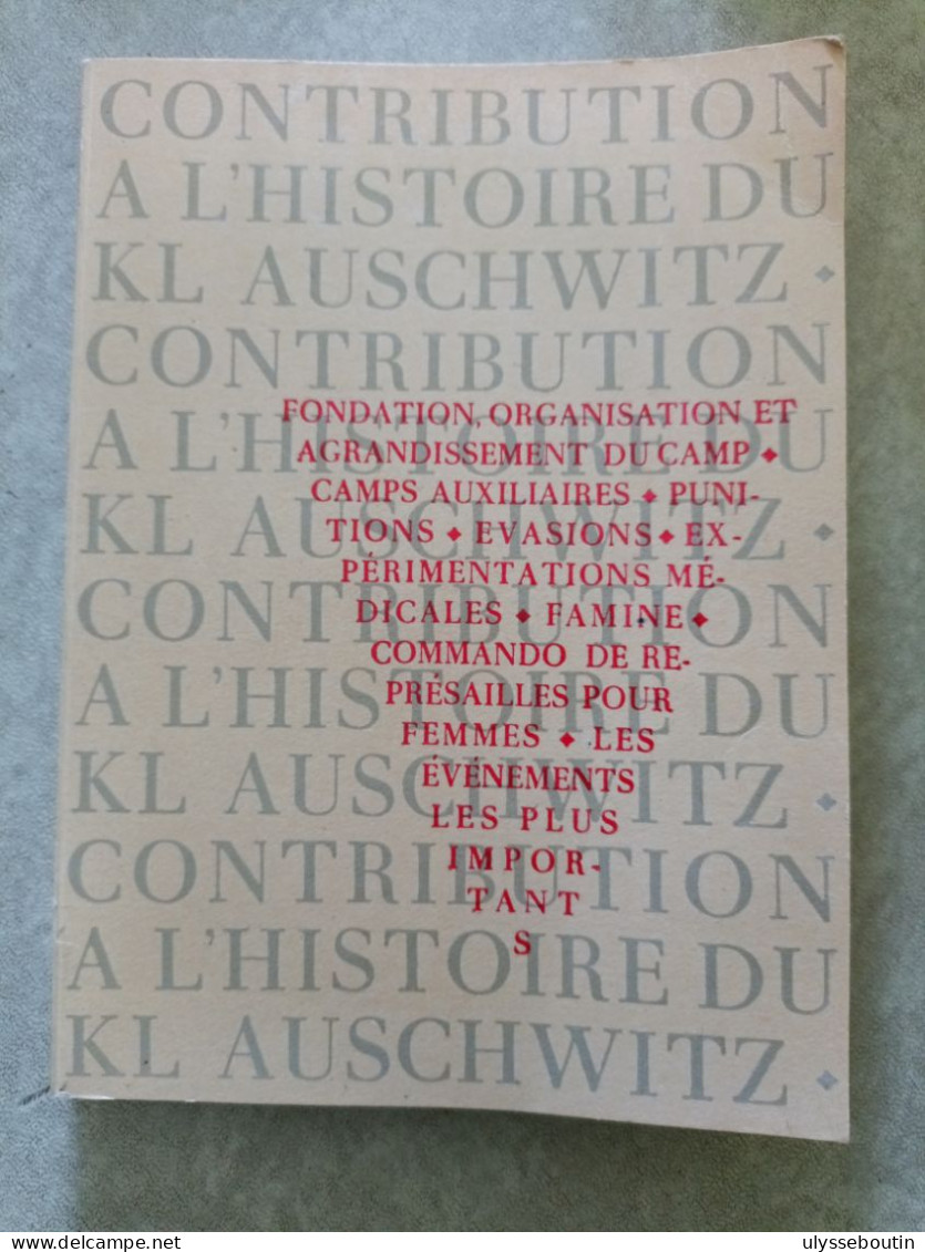 Livre KL Auschwitz édition Du Musée D'état à Oswiecim - Guerra 1939-45