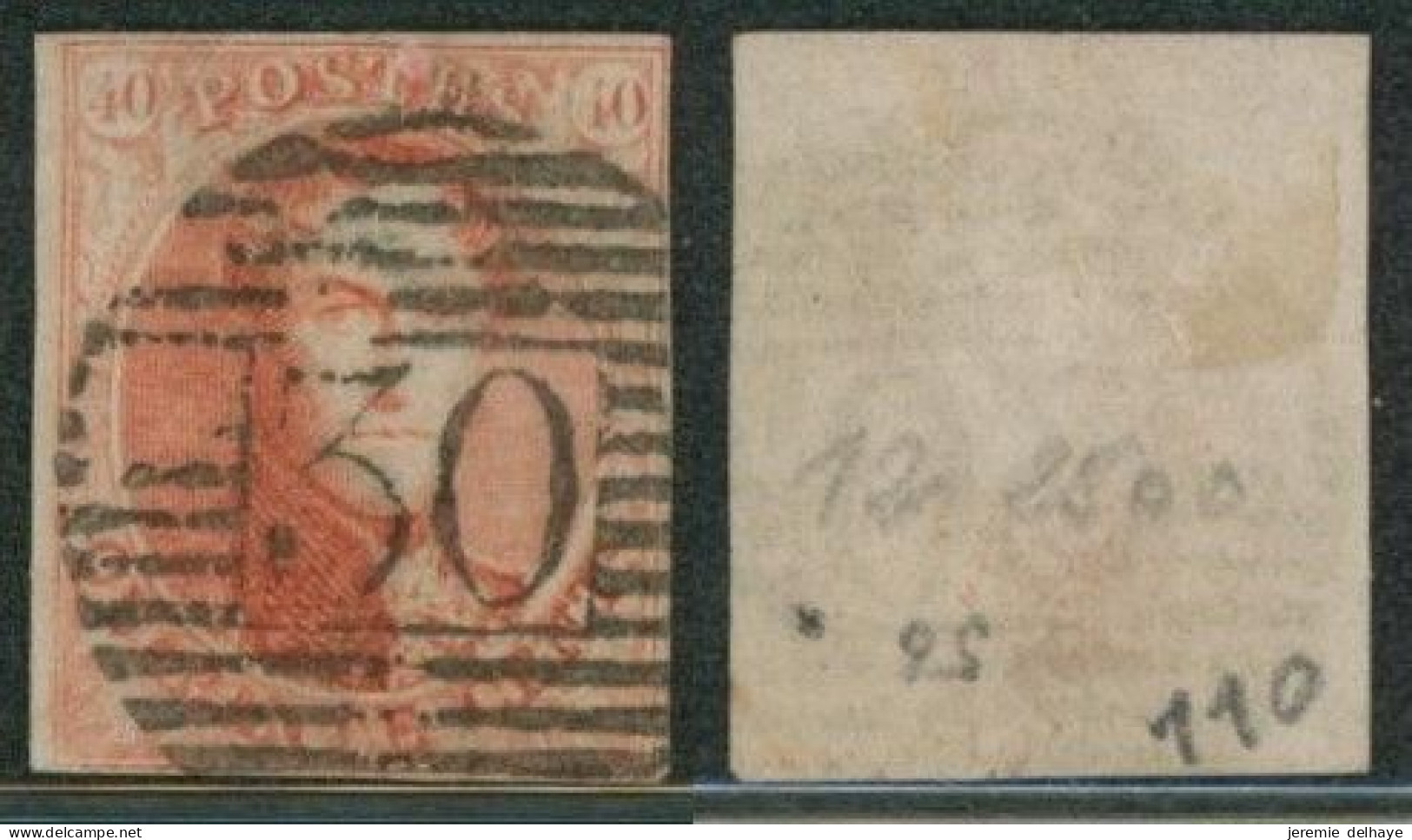 Médaillon - N°12 Au Filet Obl P30 "Couvin". Obl Luxe ! - 1858-1862 Medaillen (9/12)