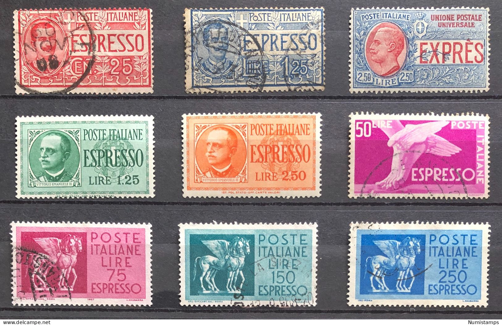 ESPRESSI - Since 1903... (Express Service) - Kingdom And Republic - ITALY STAMPS - Eilpost/Rohrpost