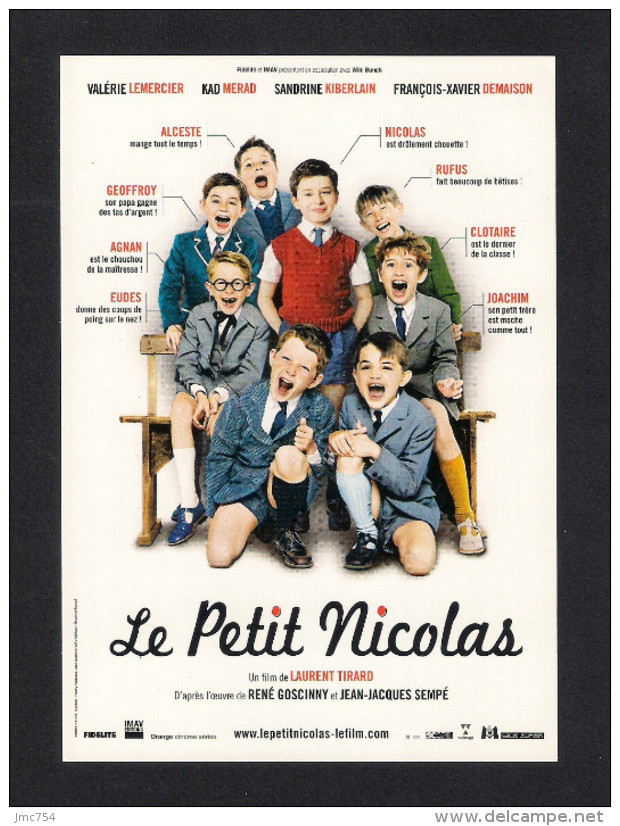 CPM.   Cinéma.  Film  "LE PETIT NICOLAS".   Postcard. - Plakate Auf Karten