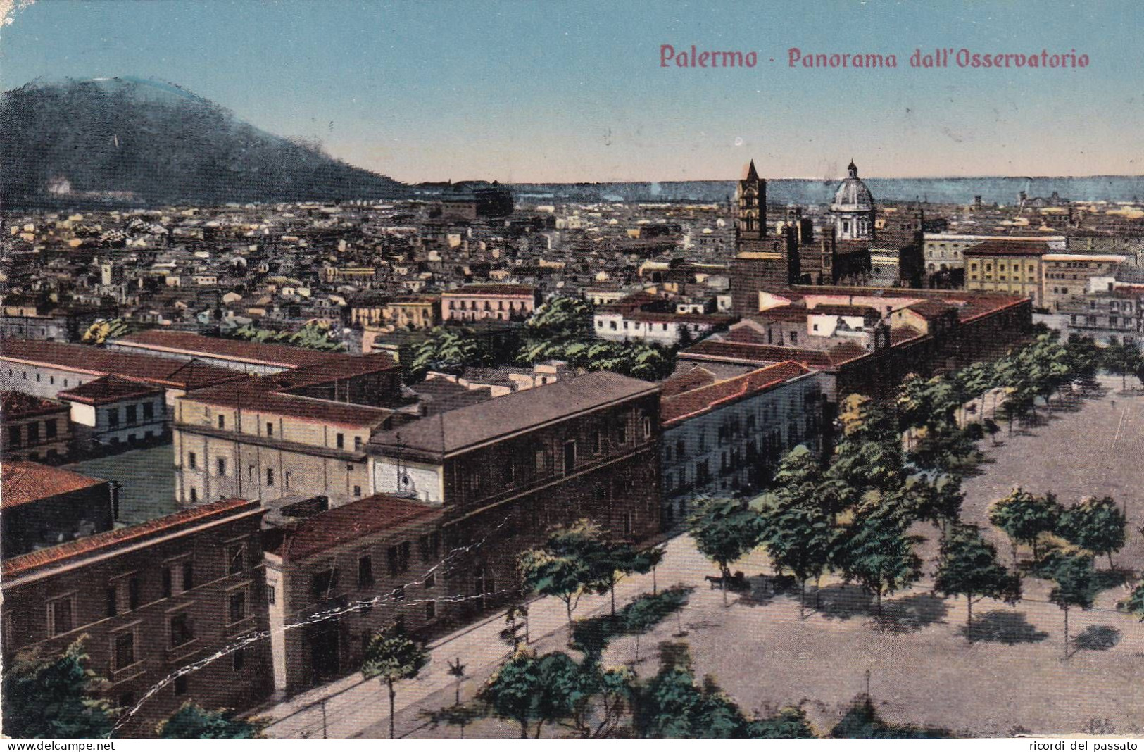 Cartolina Palermo - Panorama Dall'osservatorio - Palermo