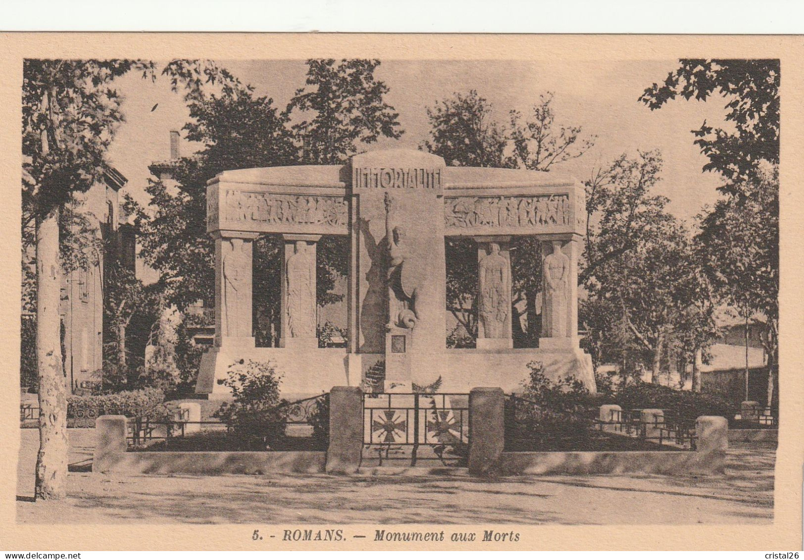 Romans Monument Aux Morts N°5 - Romans Sur Isere