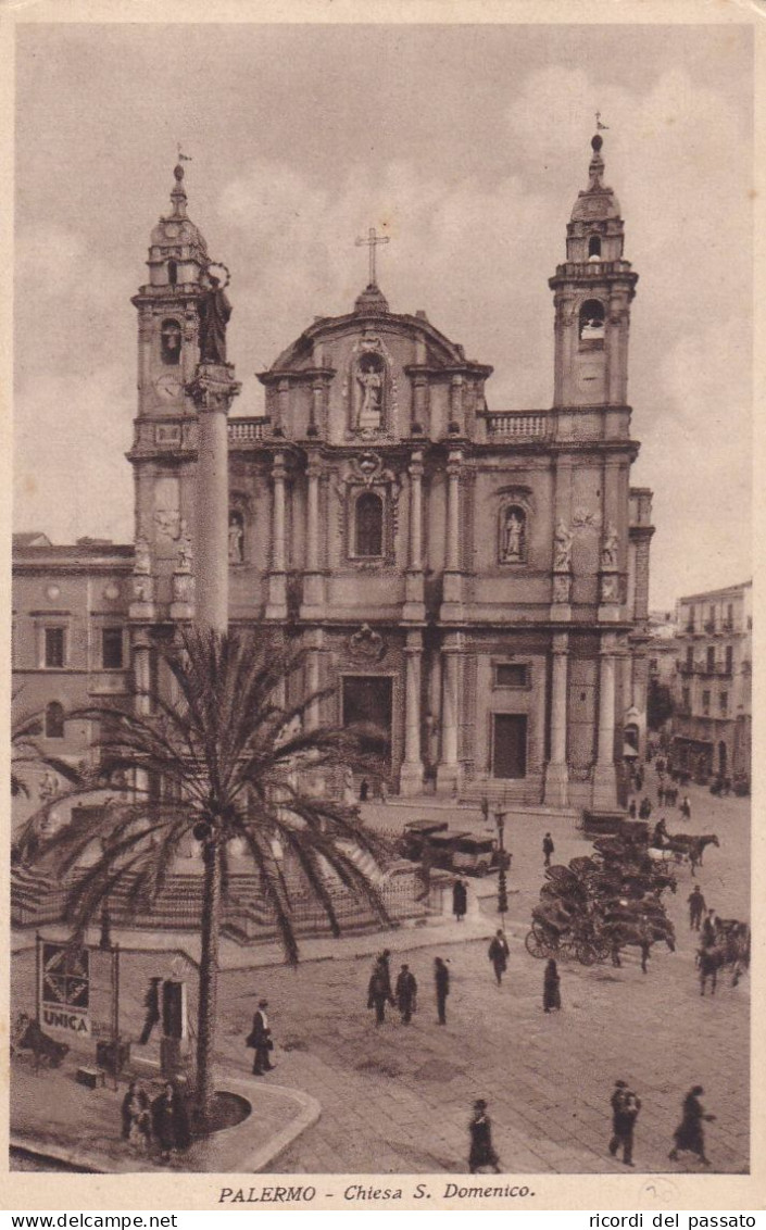 Cartolina Palermo - Chiesa Di San Domenico - Palermo