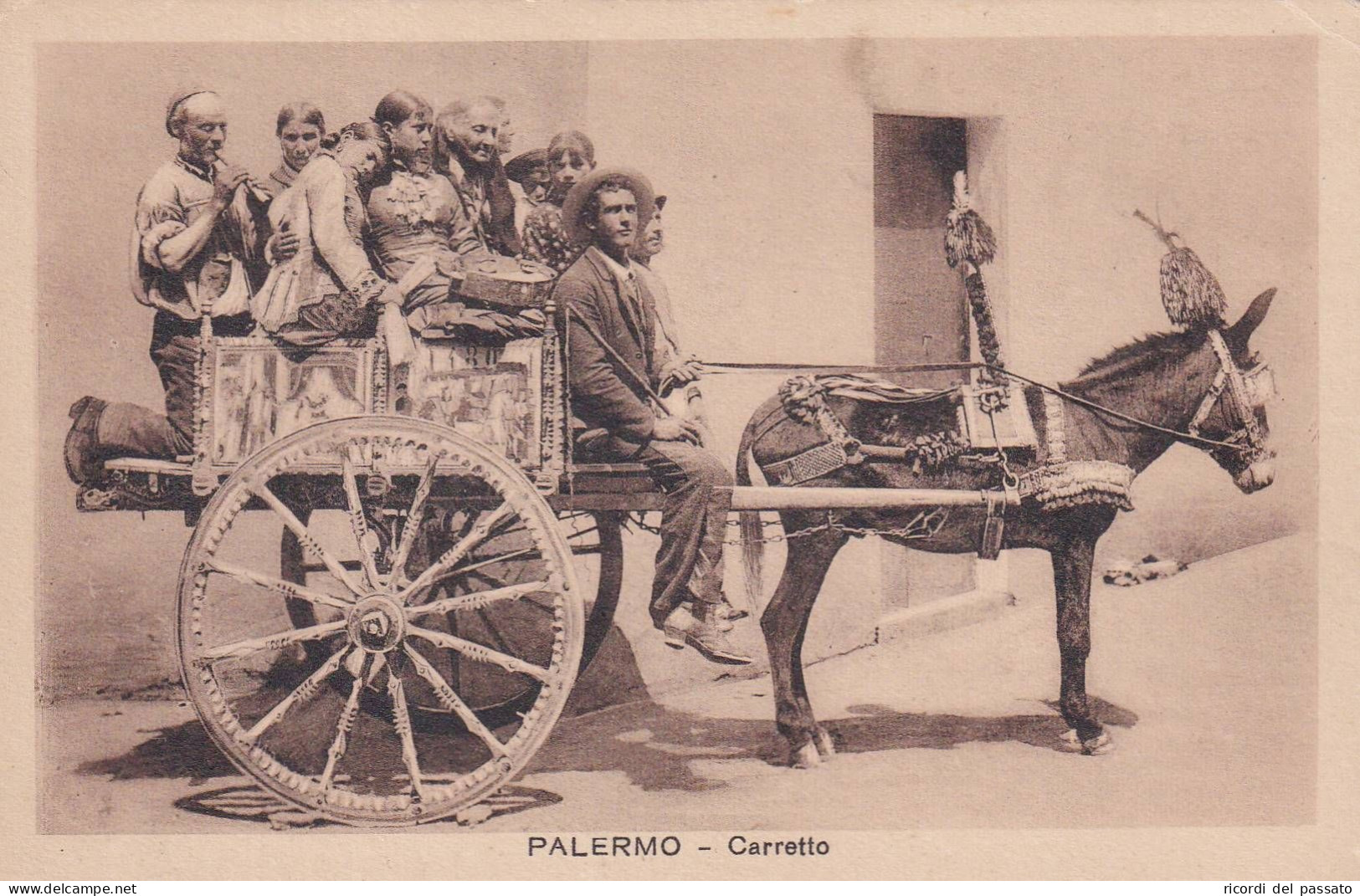 Cartolina Palermo - Carretto - Palermo