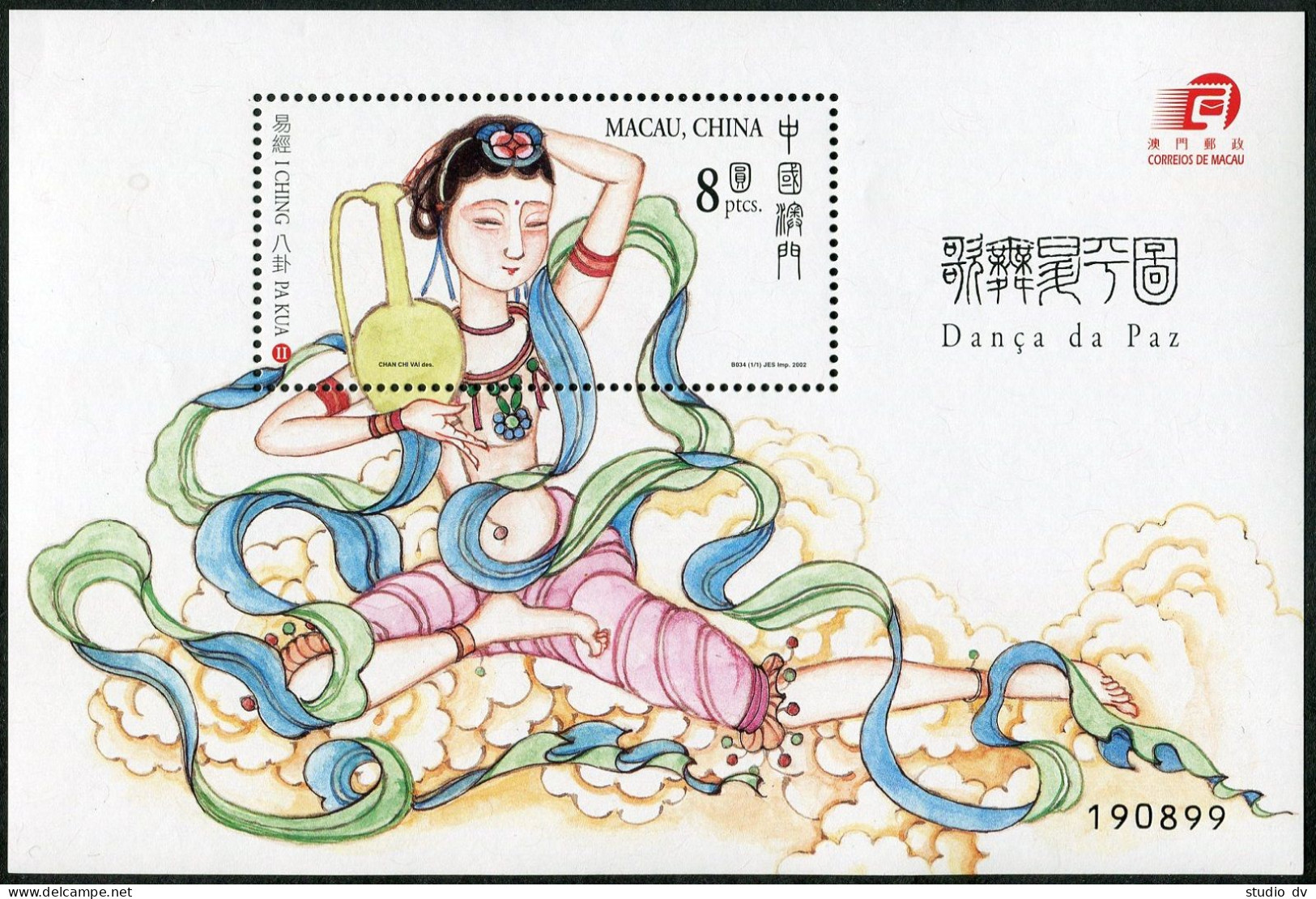 Macao 1112 Sheet, MNH. Peace Dance, 2002. - Ungebraucht