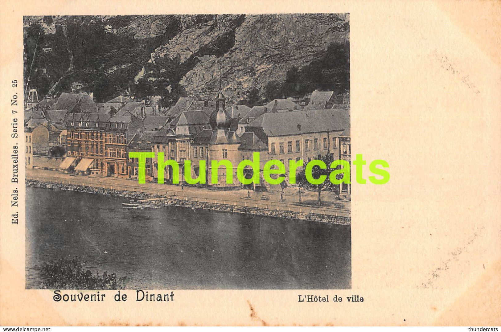 CPA SOUVENIR DE DINANT L'HOTEL DE VILLE NELS SERIE 7 NO 25 - Dinant