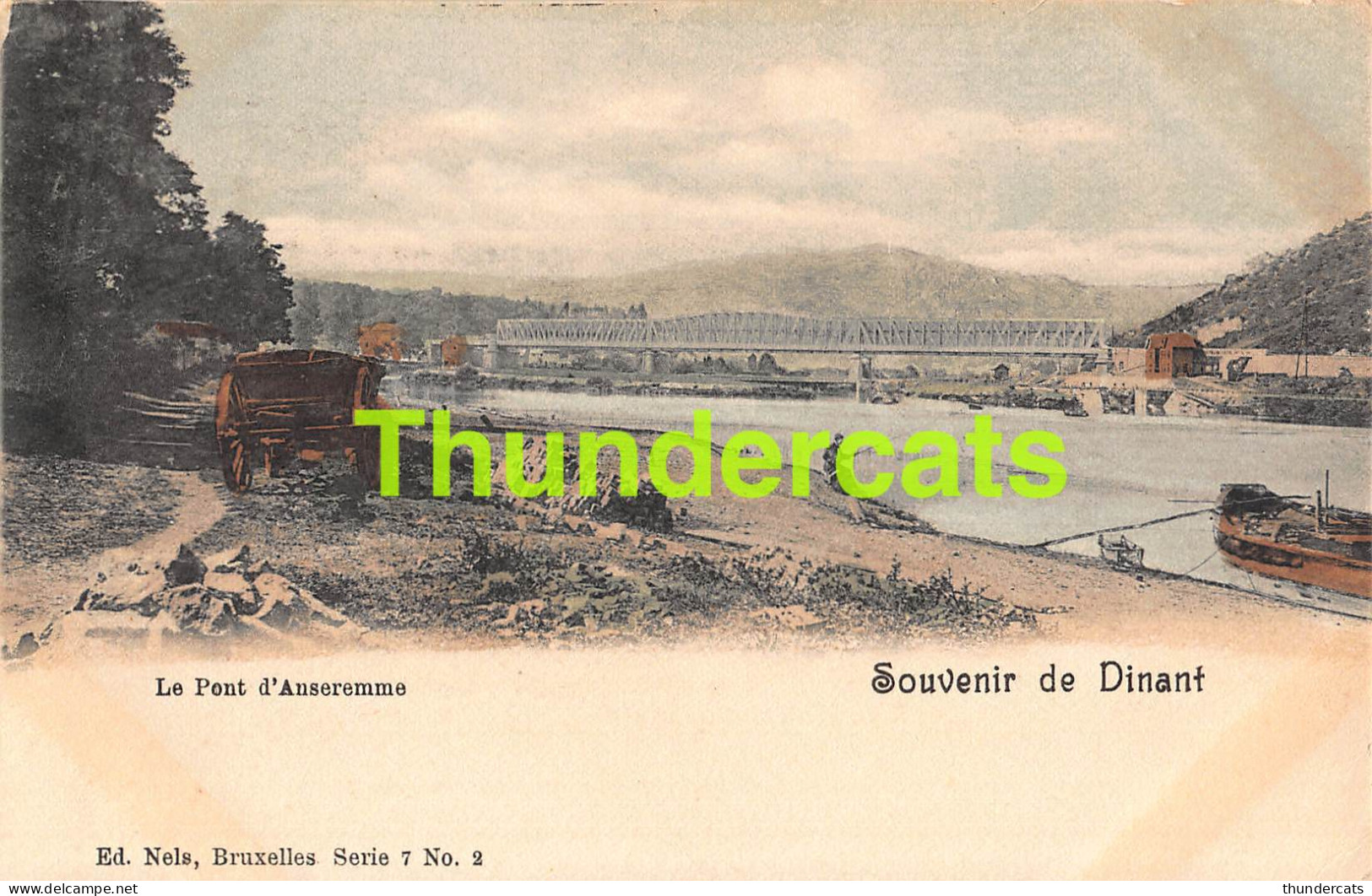 CPA SOUVENIR DE DINANT LE PONT D'ANSEREMME NELS SERIE 7 NO 2 - Dinant