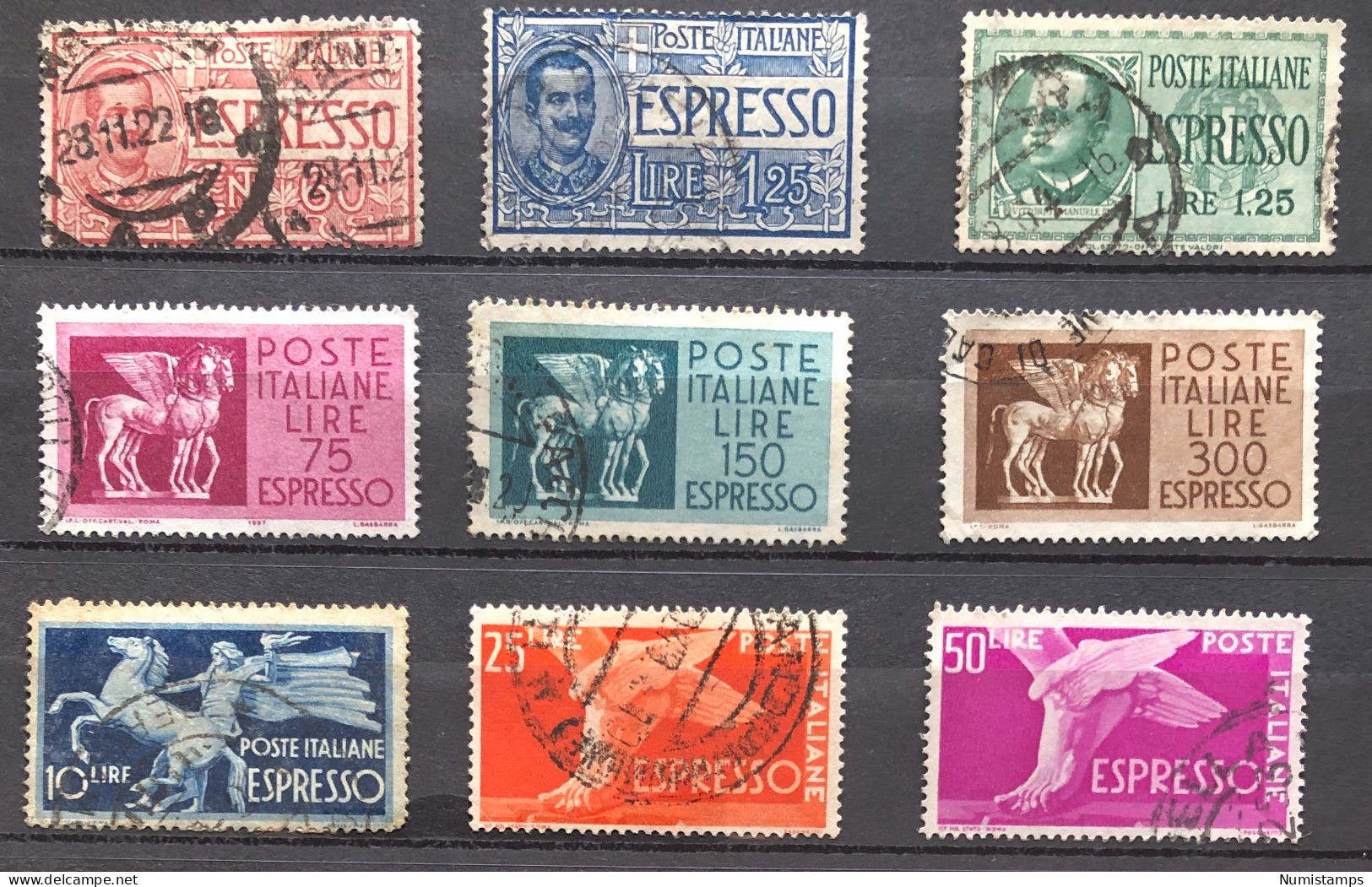 ESPRESSI - Since 1922... (Express Service) - Kingdom And Republic - ITALY STAMPS - Eilpost/Rohrpost