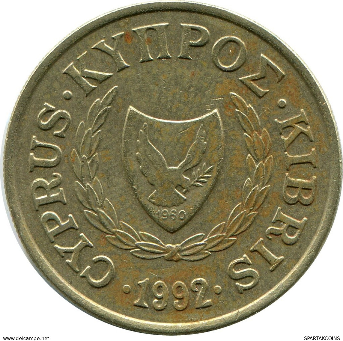 10 CENTS 1992 CYPRUS Coin #AP301.U.A - Cipro