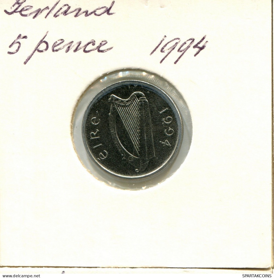 5 PENCE 1994 IRLAND IRELAND Münze #AY685.D.A - Irland