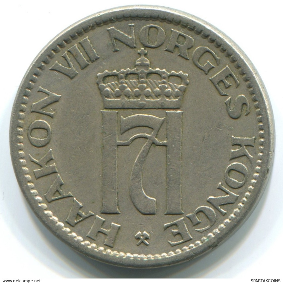 50 ORE 1953NORUEGA NORWAY Moneda #WW1058.E.A - Norvège