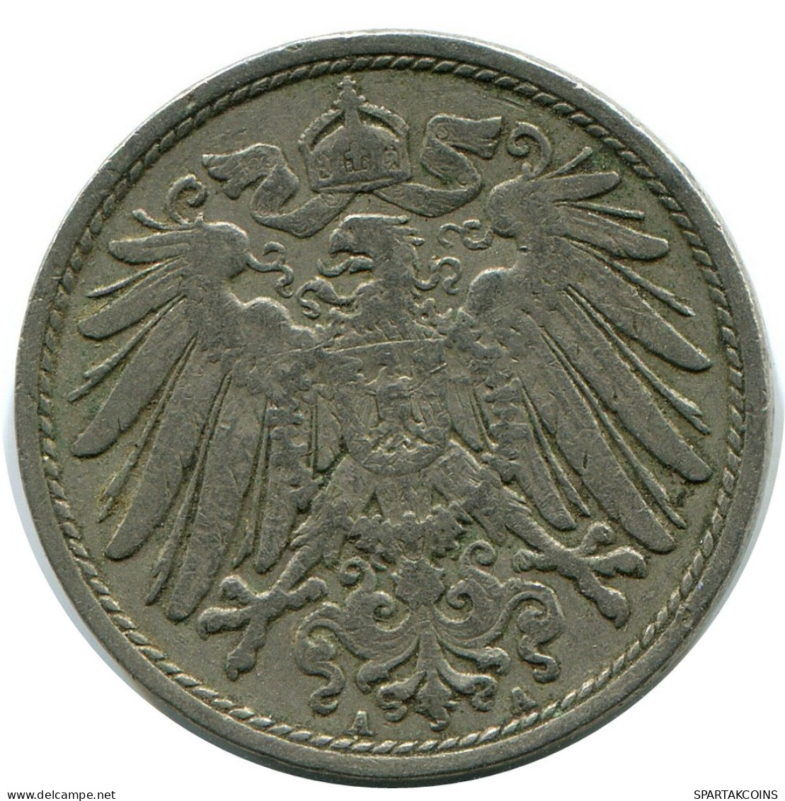 10 PFENNIG 1906 A GERMANY Coin #DB274.U.A - 10 Pfennig