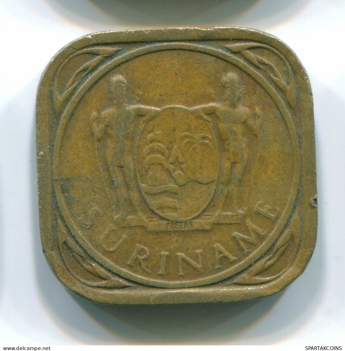 5 CENTS 1966 SURINAME Netherlands Nickel-Brass Colonial Coin #S12798.U.A - Surinam 1975 - ...