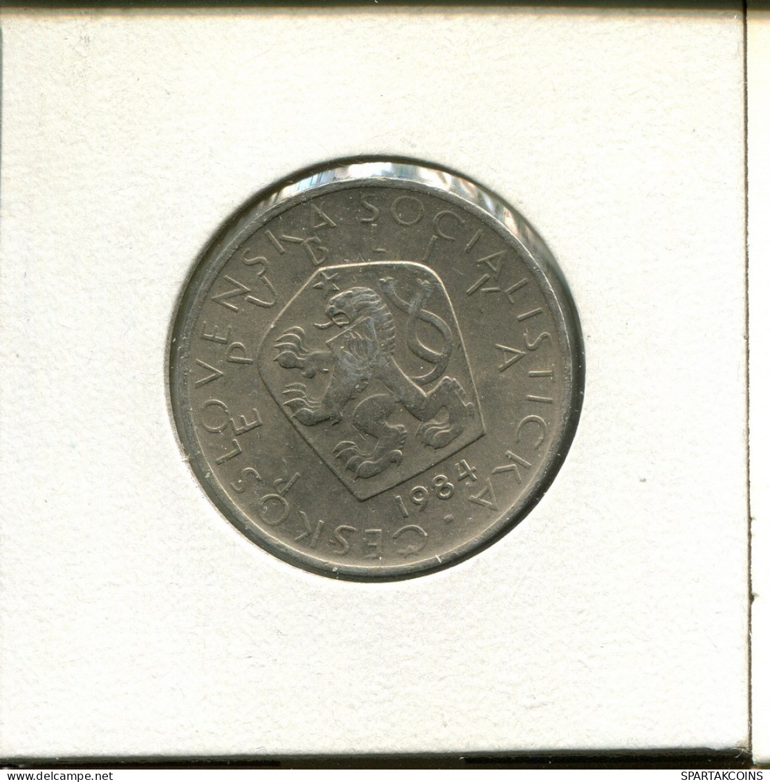 5 KORUN 1984 TSCHECHOSLOWAKEI CZECHOSLOWAKEI SLOVAKIA Münze #AS992.D.A - Czechoslovakia