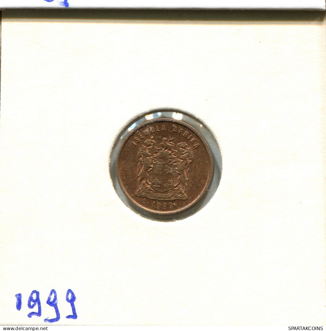 1 CENT 1999 AFRIQUE DU SUD SOUTH AFRICA Pièce #AT123.F.A - Zuid-Afrika