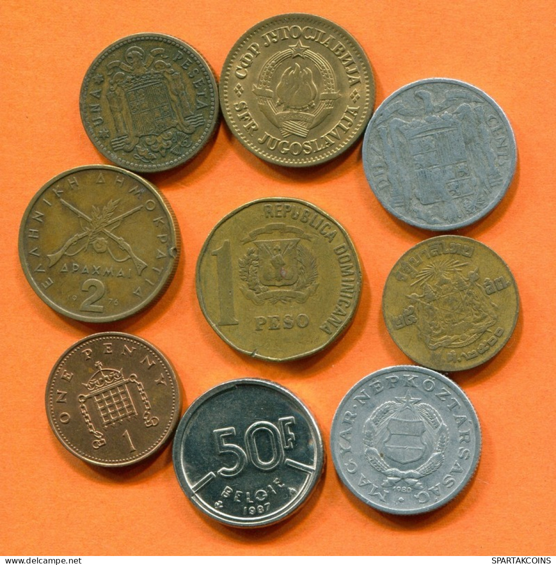 Collection MUNDO Moneda Lote Mixto Diferentes PAÍSES Y REGIONES #L10158.1.E.A - Other & Unclassified