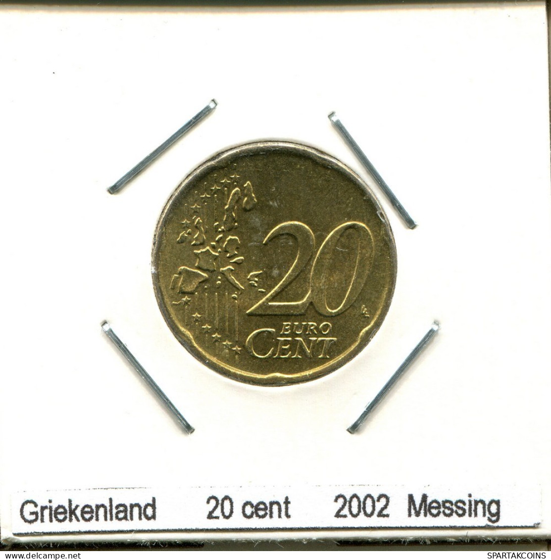 20 EURO CENT 2002 GRIECHENLAND GREECE Münze #AS450.D.A - Grecia