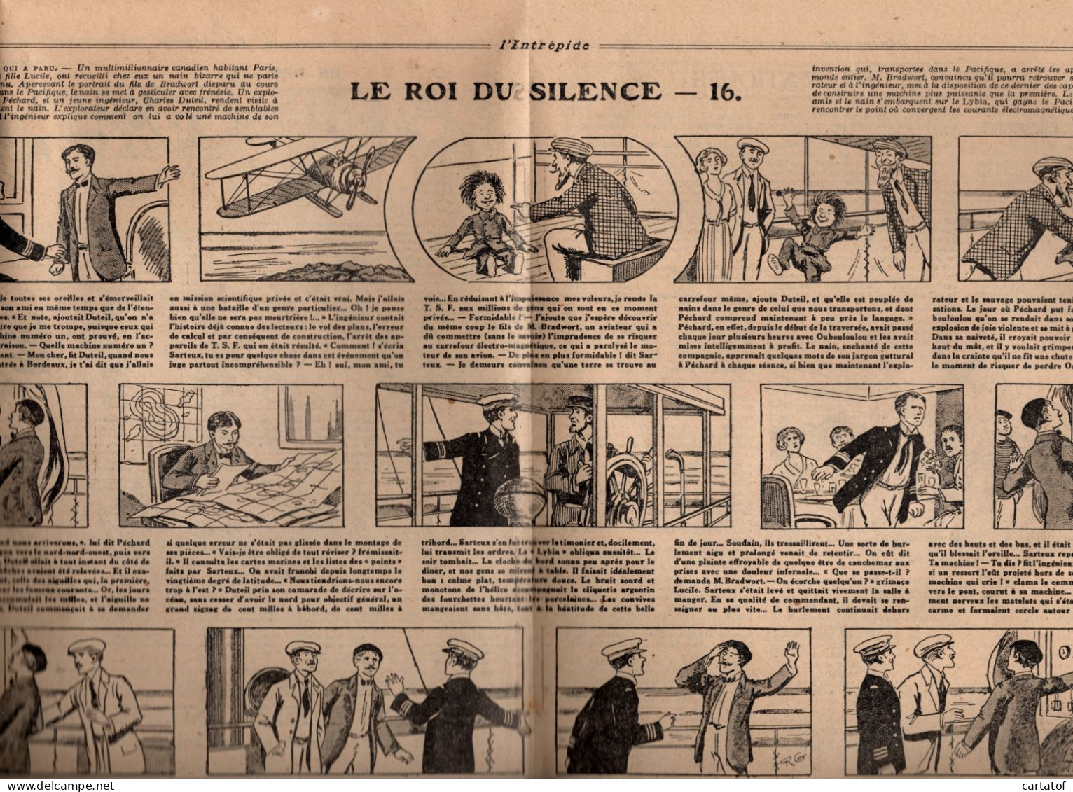 Revue  L'INTREPIDE . N°1194 Juillet 1933 . UNE CHASSE A L'OMBRELLE - Autres & Non Classés