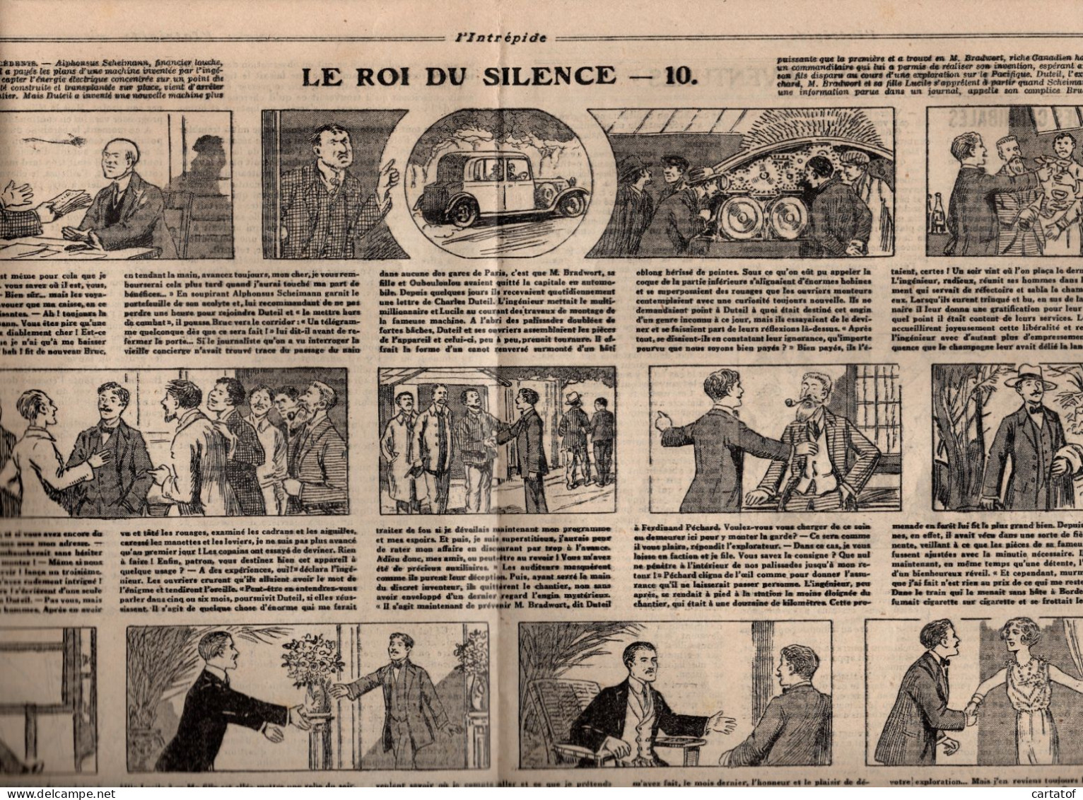 Revue  L'INTREPIDE . N°1188 Mai 1933 . L'EFFROYABLE POURSUITE - Autres & Non Classés