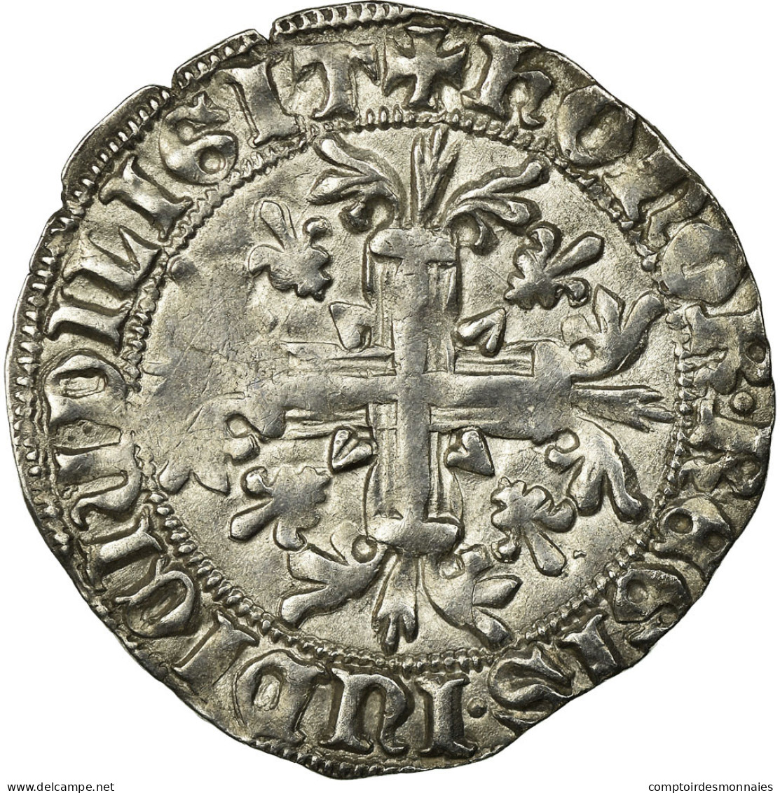 Royaume De Naples, Robert D'Anjou, Gigliato, 1309-1343, Naples, Argent, TTB - Feudal Coins