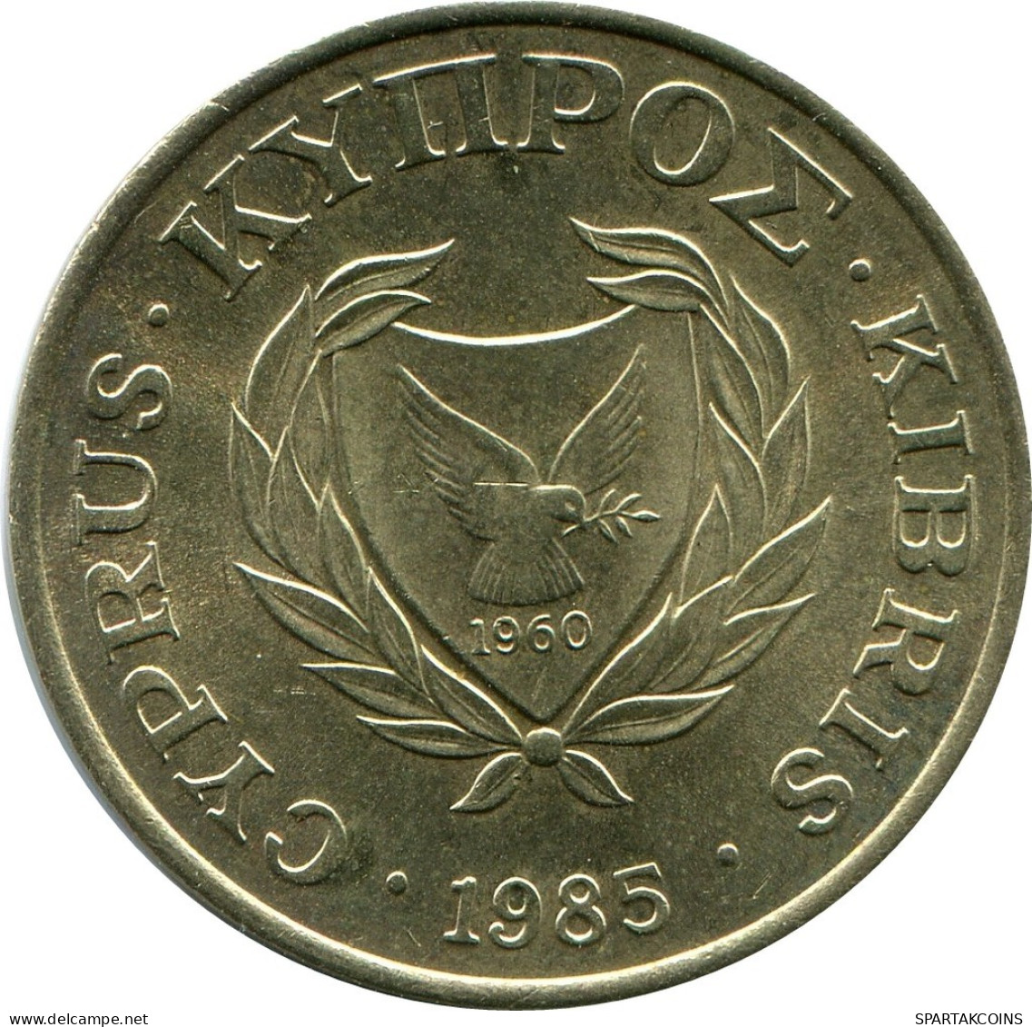 5 CENTS 1985 CYPRUS Coin #AP310.U.A - Cipro