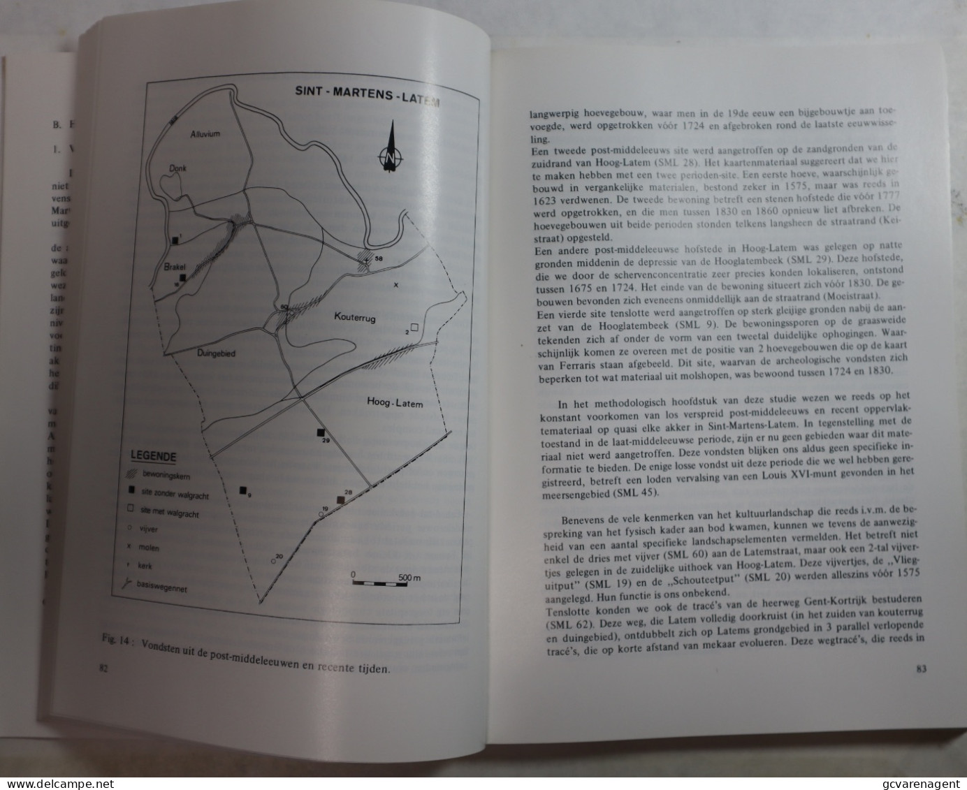 SINT MARTENS LATEM - ARCHAEOLOGISCH INVENTARIS VLAANDEREN - GOEDE STAAT - 320 BLZ -  25 X 18 CM - Sint-Martens-Latem