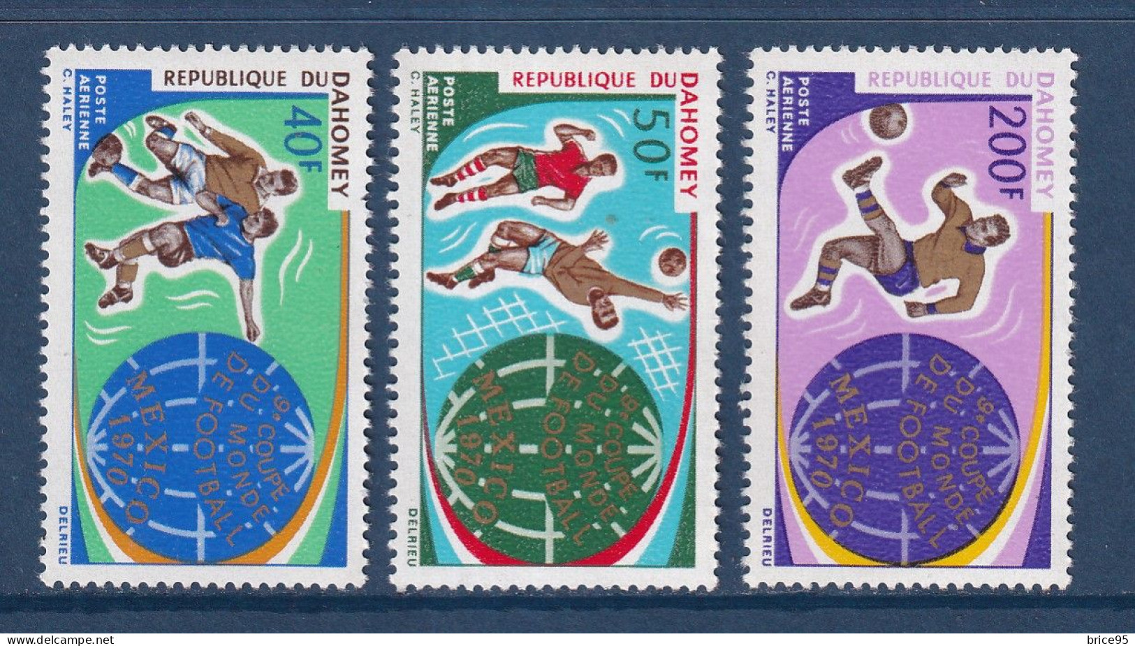 Dahomey - YT PA N° 124 à 126 ** - Neuf Sans Charnière - Poste Aérienne - 1970 - Benin - Dahomey (1960-...)