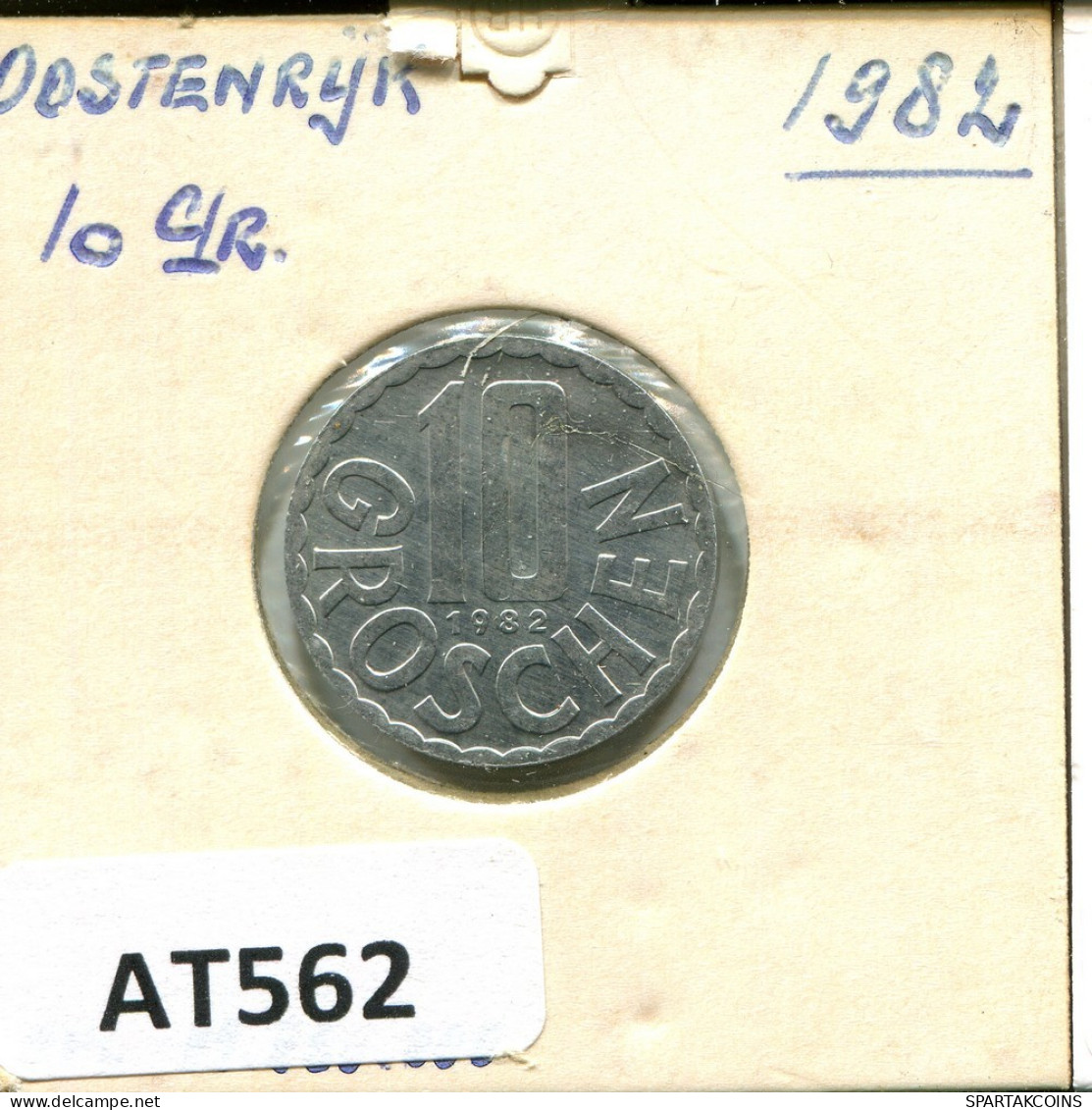 10 GROSCHEN 1982 ÖSTERREICH AUSTRIA Münze #AT562.D.A - Oesterreich