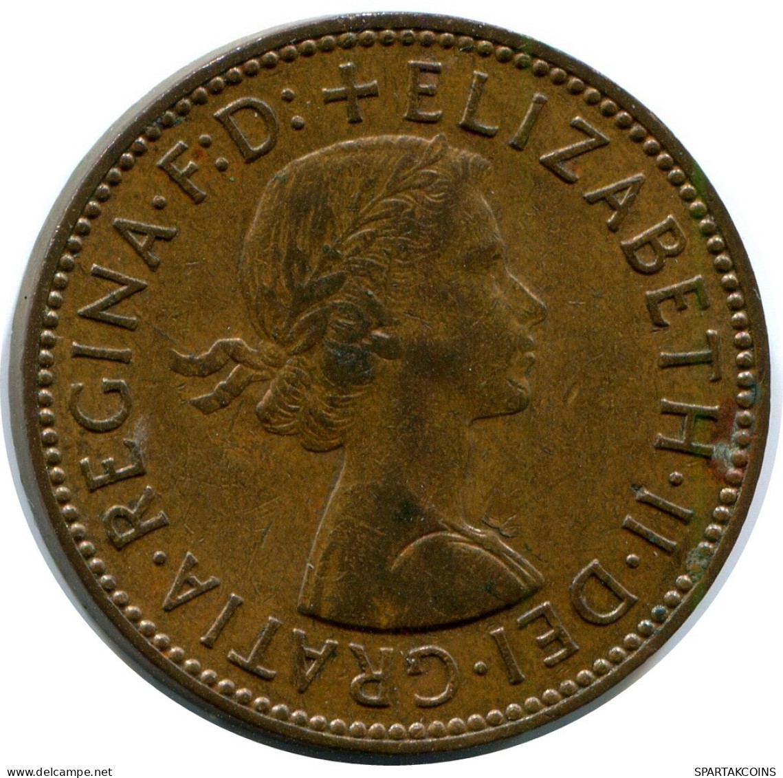 HALF PENNY 1964 UK GREAT BRITAIN Coin #BA993.U.A - C. 1/2 Penny