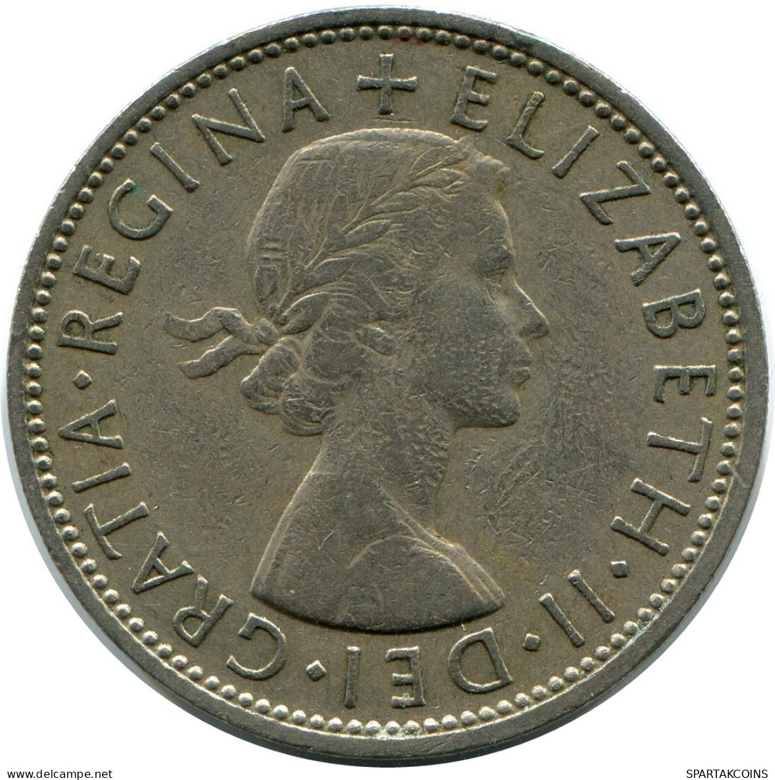 2 SHILLING 1962 UK GRANDE-BRETAGNE GREAT BRITAIN Pièce #AY995.F.A - J. 1 Florin / 2 Shillings