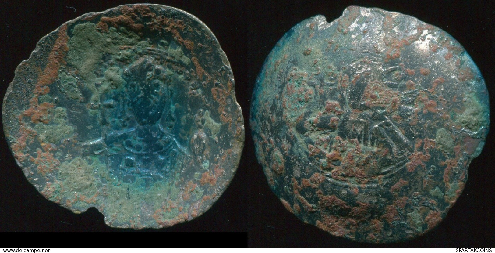 BYZANTINISCHE Münze  EMPIRE Aspron Trache Antike Münze 2.86g/29.24mm BYZ1023.5.D.A - Byzantinische Münzen