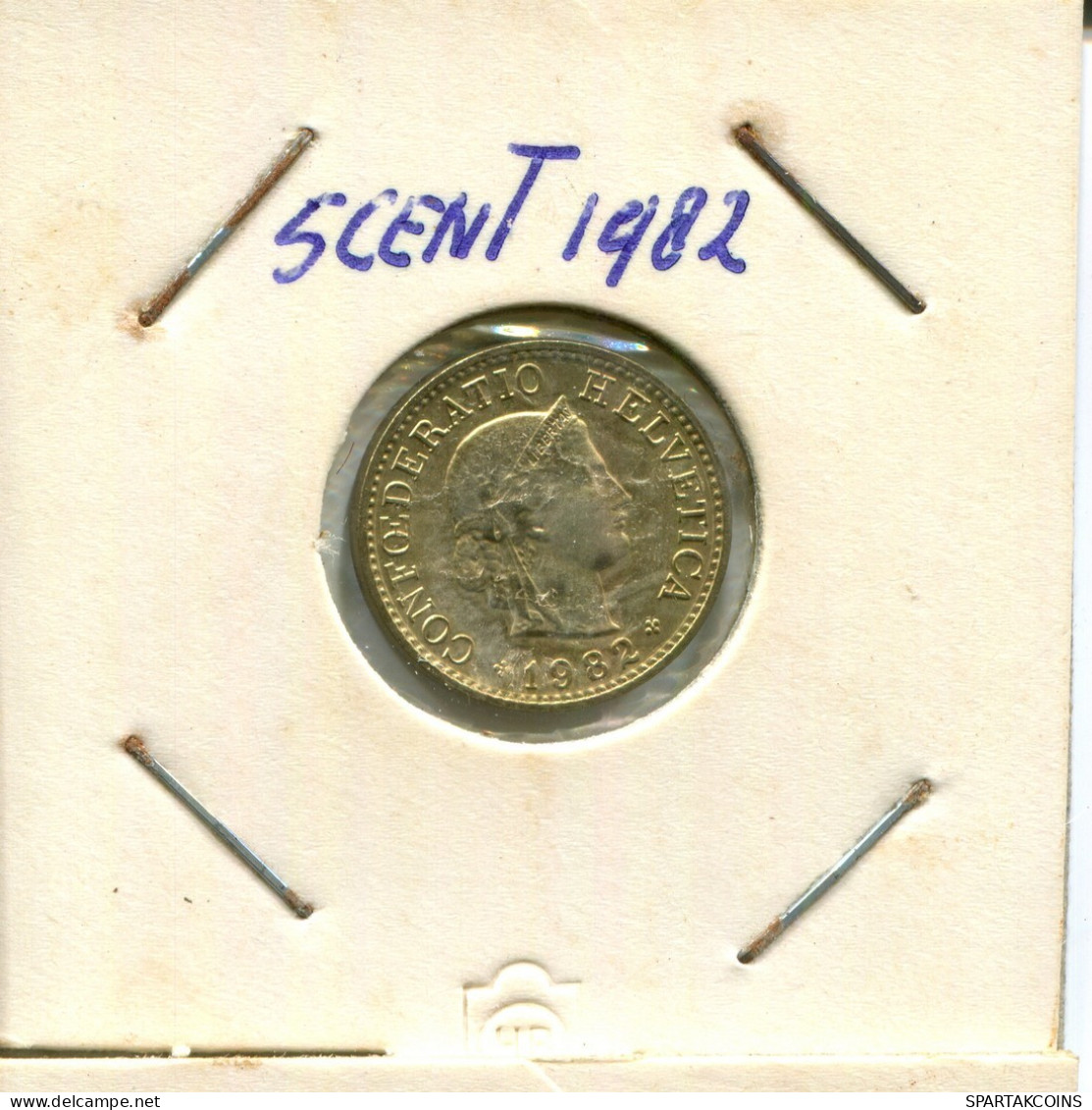 5 RAPPEN 1982 SWITZERLAND Coin #AX943.3.U.A - Altri & Non Classificati