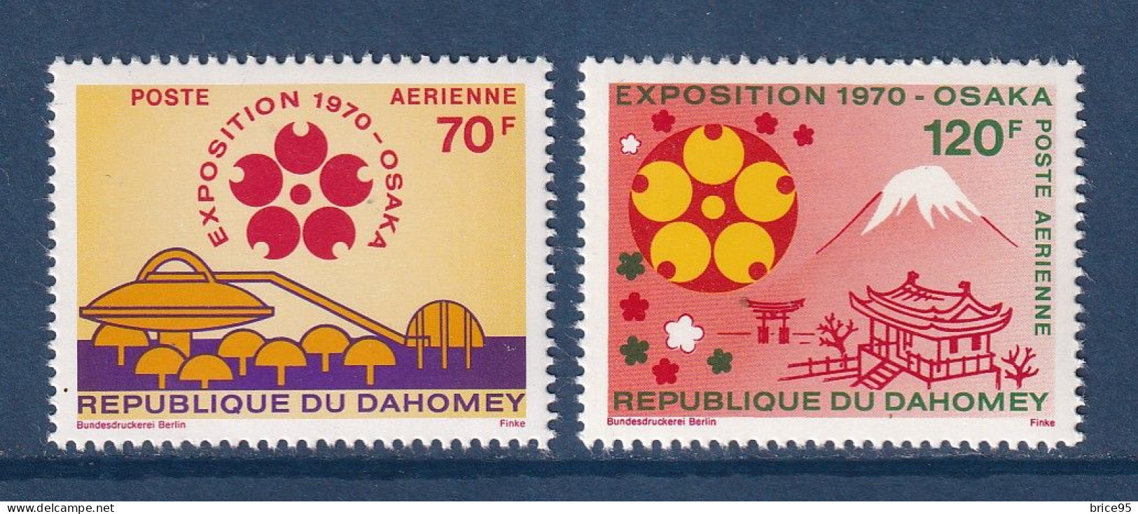 Dahomey - YT PA N° 127 Et 128 ** - Neuf Sans Charnière - Poste Aérienne - 1970 - Bénin – Dahomey (1960-...)
