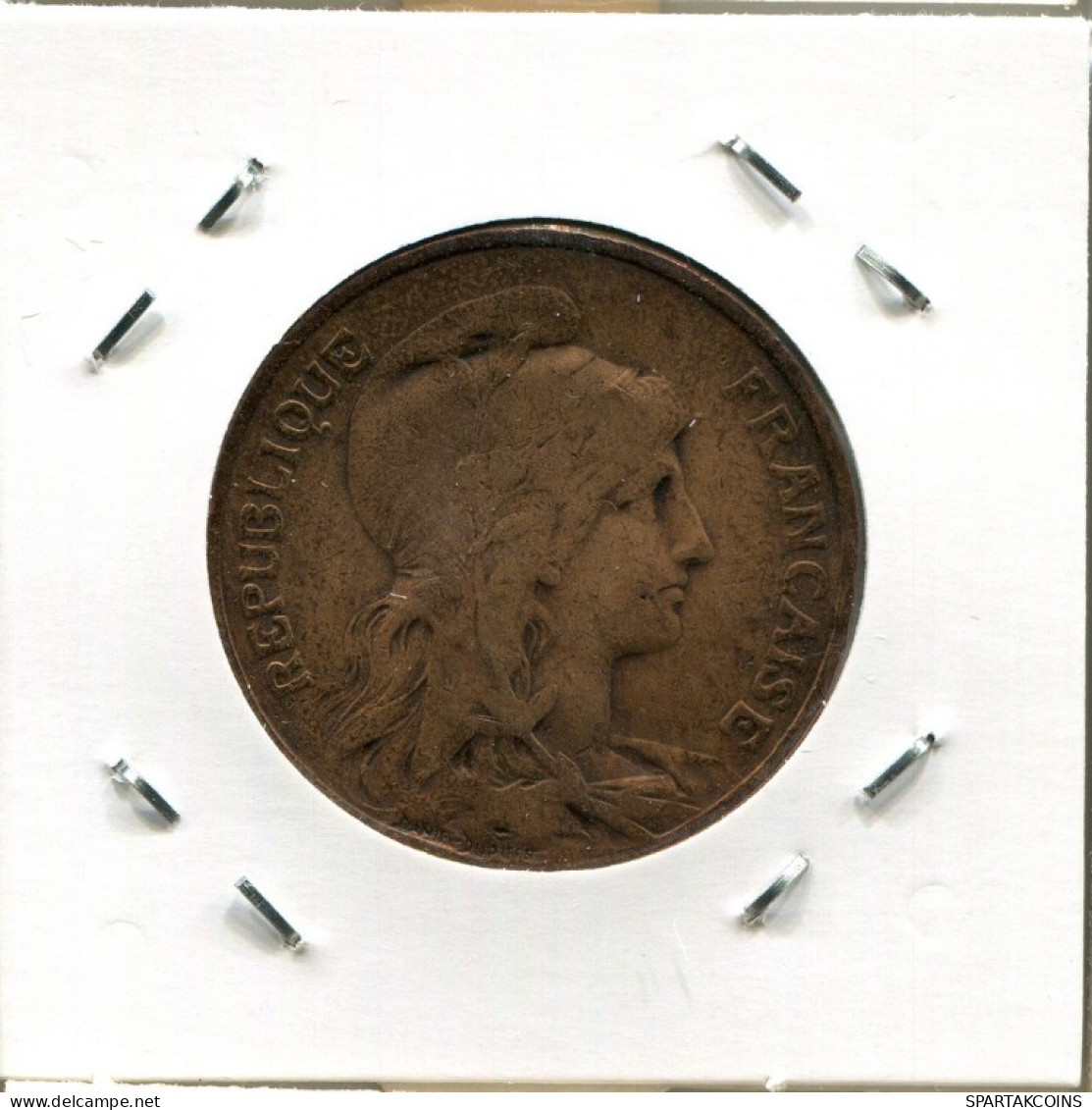 10 CENTIMES 1914 FRANCIA FRANCE Moneda #AM087.E.A - 10 Centimes