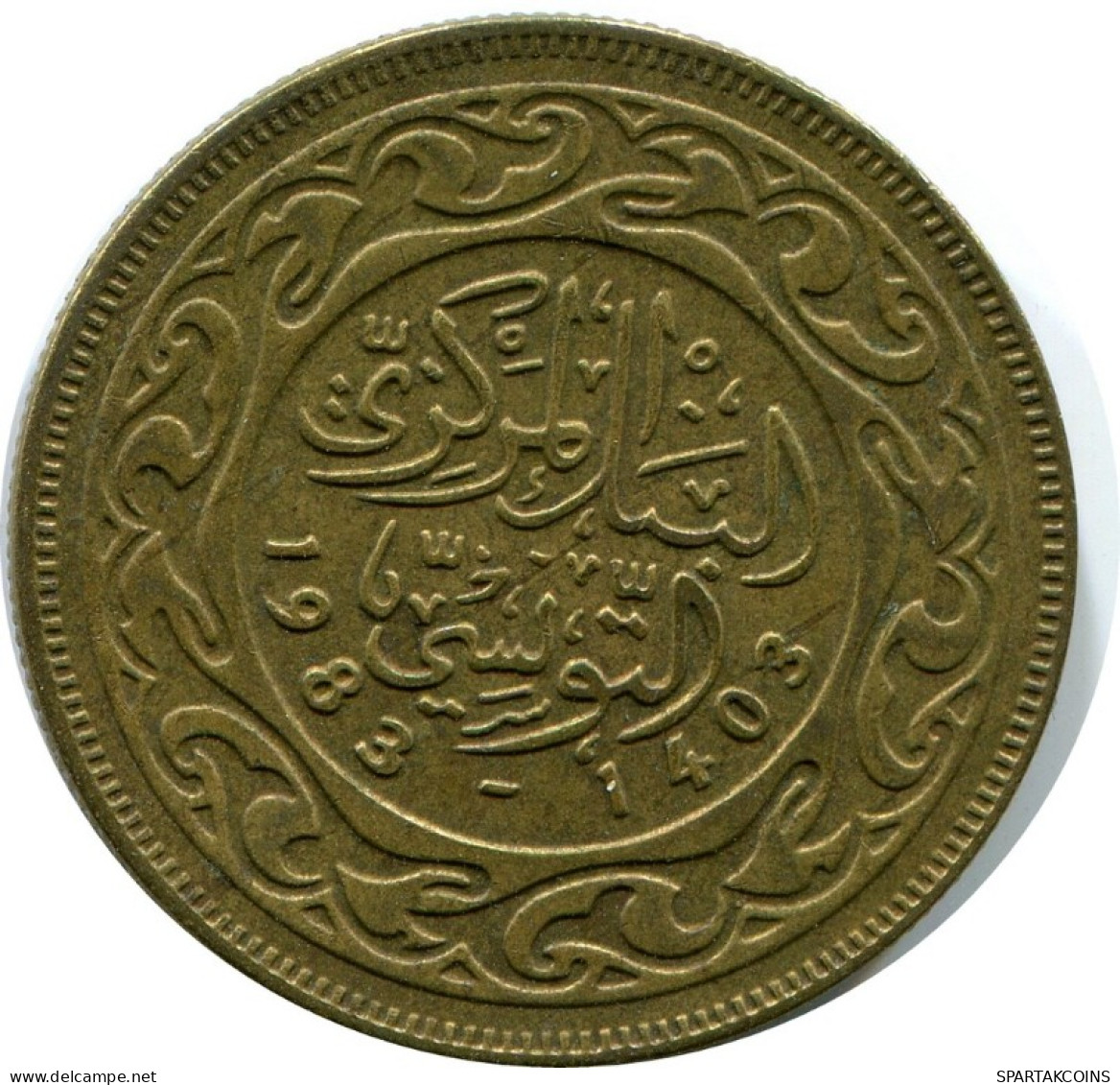 50 MILLIMES 1983 TUNISIA Islamic Coin #AH768.U.A - Tunisia