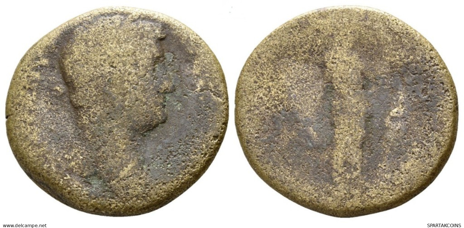 HADRIAN SESTERTIUS CAESAR ROMA 22.03g/29mm Roman Pièce #ANT1022.14.F.A - Die Antoninische Dynastie (96 / 192)