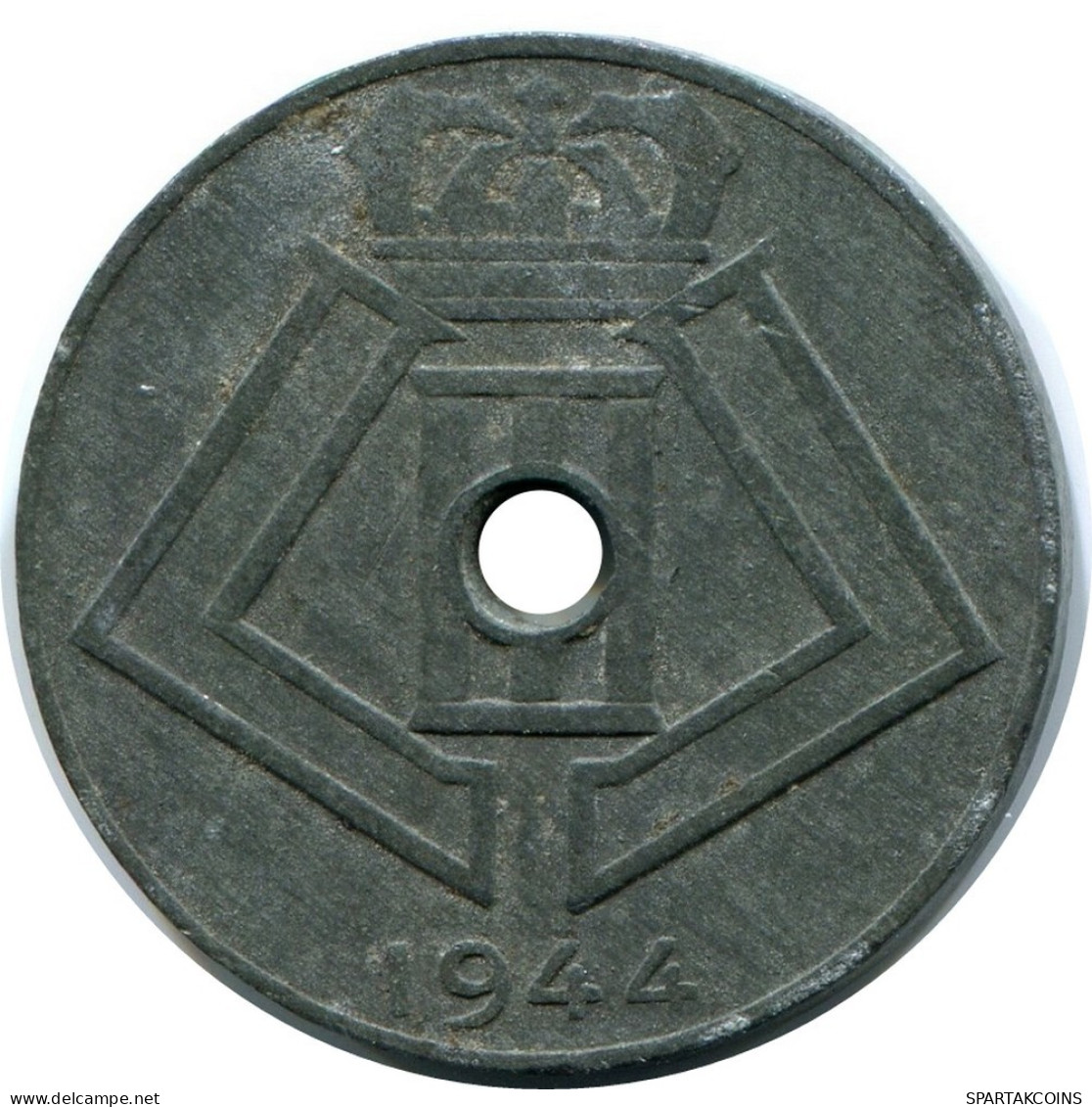 10 CENTIMES 1944 BELGIQUE BELGIUM Pièce BELGIE-BELGIQUE #AX366.F.A - 10 Cents & 25 Cents