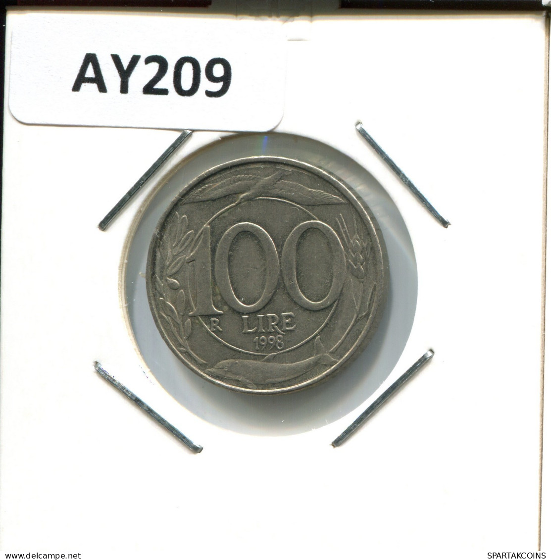 100 LIRE 1998 ITALIE ITALY Pièce #AY209.2.F.A - 100 Lire